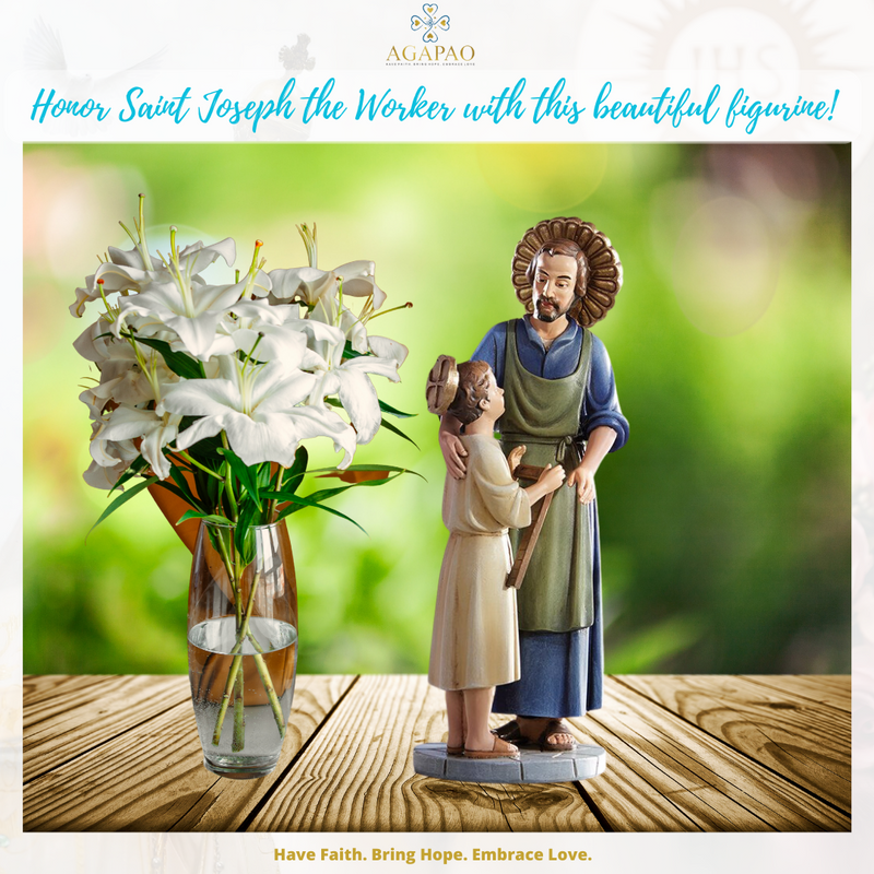 Hummel St. Joseph with Child Statue