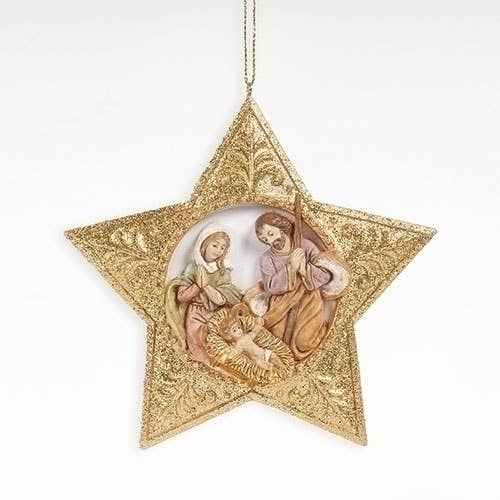 Fontanini Holy Family Star Ornament