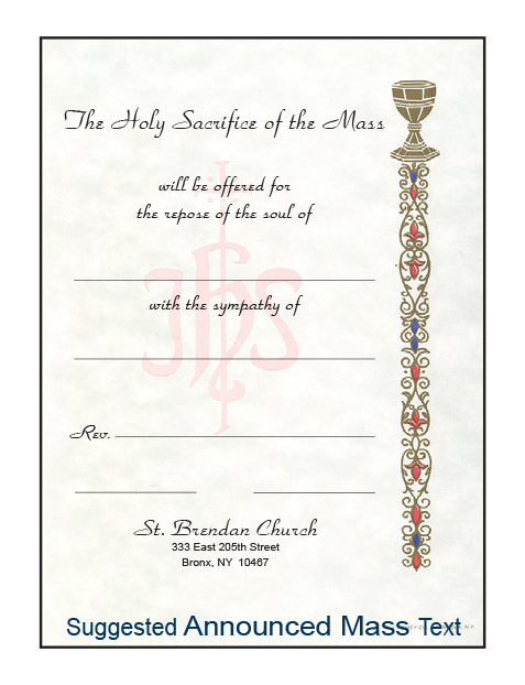 Leatherette Memorial Folder Set