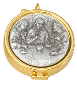 Gold-Plated Pyx for 7 Hosts with High-Polish Interior, 2010G