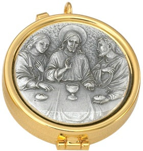 2010G Last Supper Pyx – Gold Plated Eucharist Pyx for Holy Communion