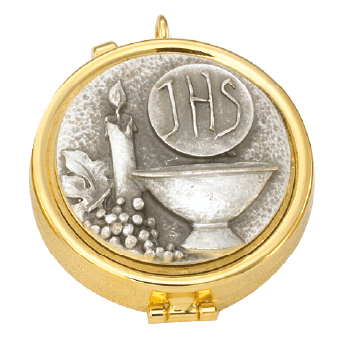 Gold-Plated Pyx for 7 Hosts