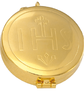 Gold-Plated Pyx for 7 Hosts