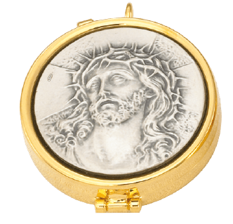 Gold-Plated Pyx for 7 Hosts