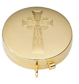 Gold-Plated Pyx for 7 Hosts