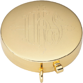 Gold-Plated Pyx for 7 Hosts