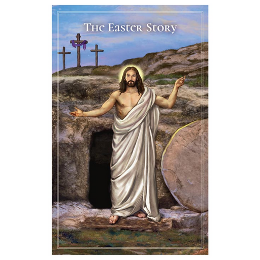 20 Panel Pocket Prayer Folder - The Easter Story - Resurrection of Jesus - 12 Pieces Per Package