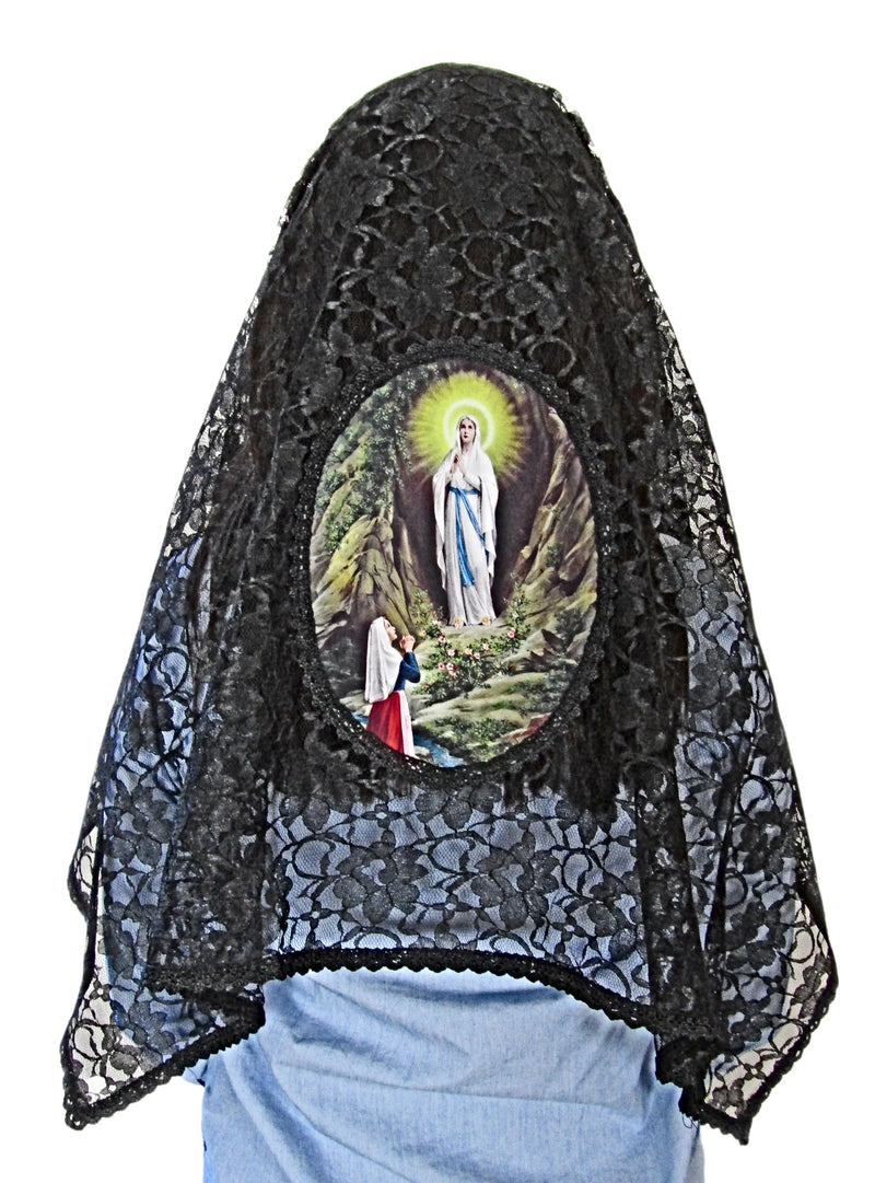 2110_Our_Lady_s_Mantilla_by_MDS - Our Lady of Lourdes