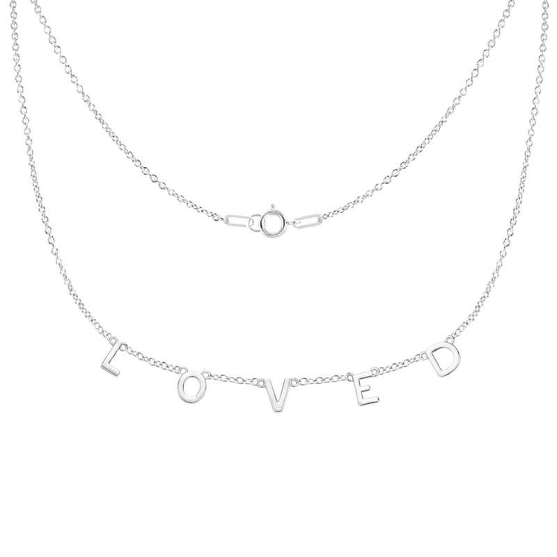 LOVED Necklace in Gold-Filled and Sterling Silver