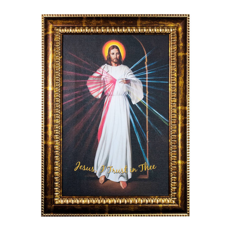 Framed Art Divine Mercy Canvas   22"
