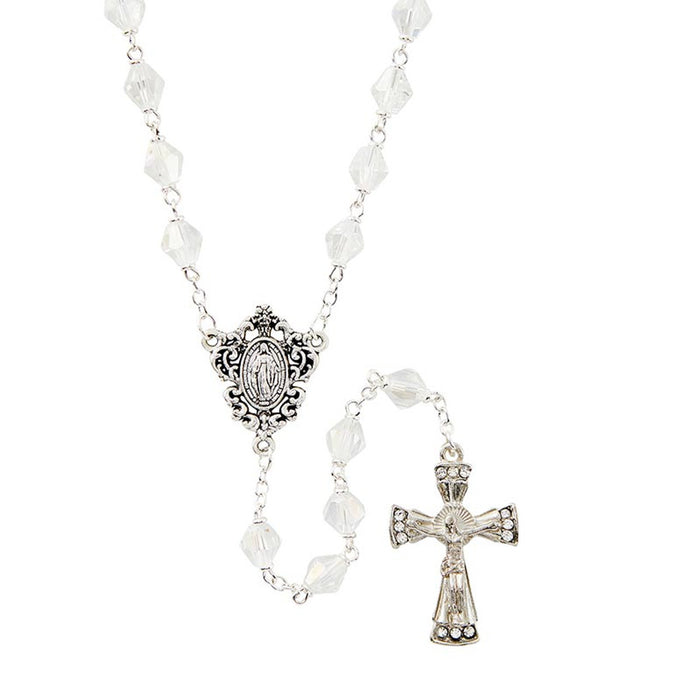 23" Miraculous Diamond Crystal Rosary
