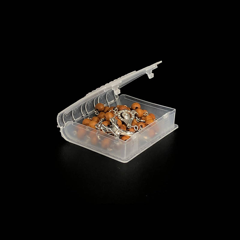 OLOG Rose Scented Wooden Rosary 20"