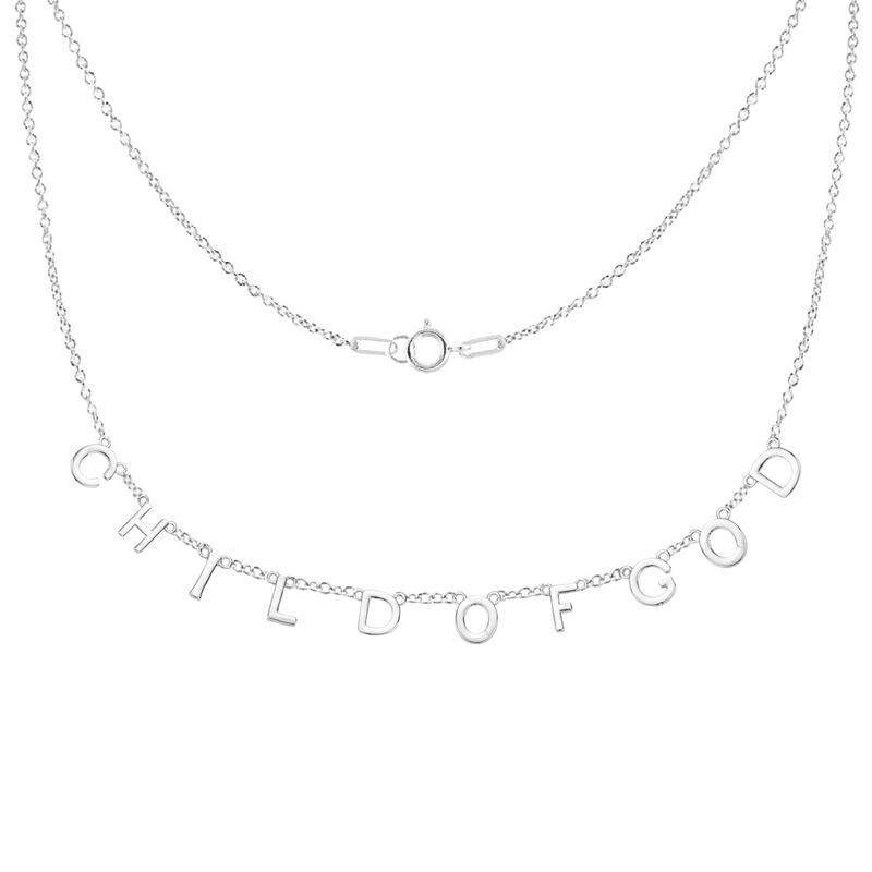 CHILD OF GOD Necklace in Gold-Filled and Sterling Silver