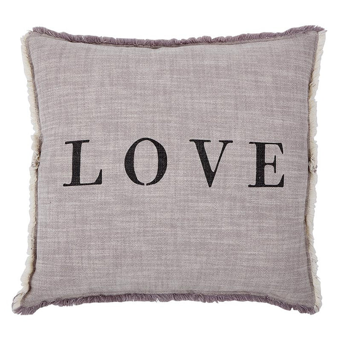26" Face to Face Square Sofa Pillow - Love