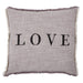 26" Face to Face Square Sofa Pillow - Love