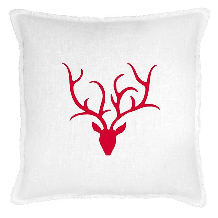 26" SQ Face To Face Euro Pillow - Antlers