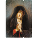 27" H Sassoferrato Virgin In Prayer Large Pallet Sign