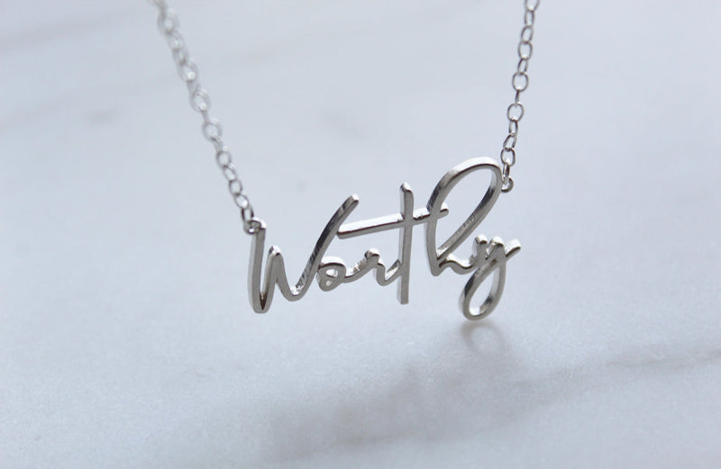 Worthy in Sterling Silver