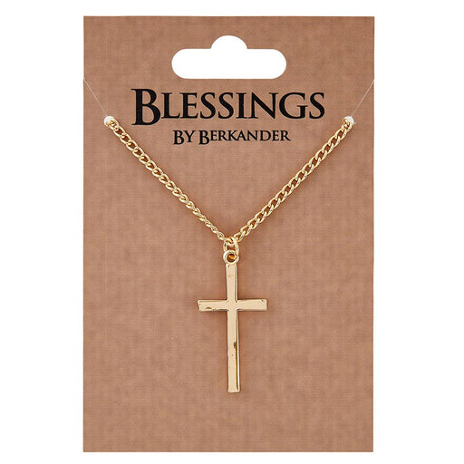 Gold Necklace with Cross Pendant