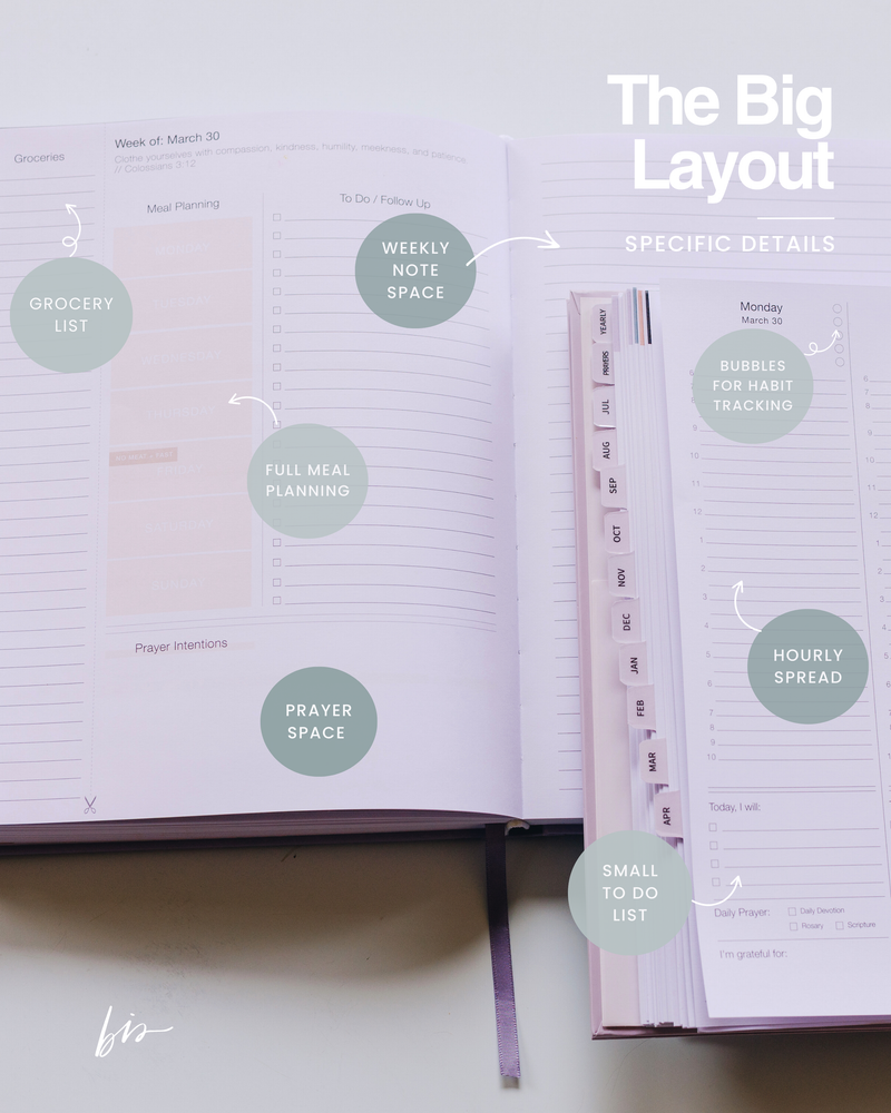 Catholic Liturgical Academic Planner // Big Layout