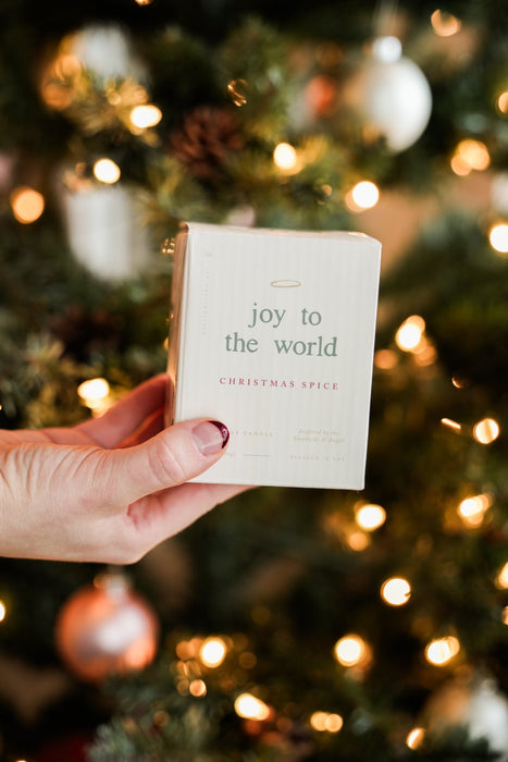 Joy to the World Candle