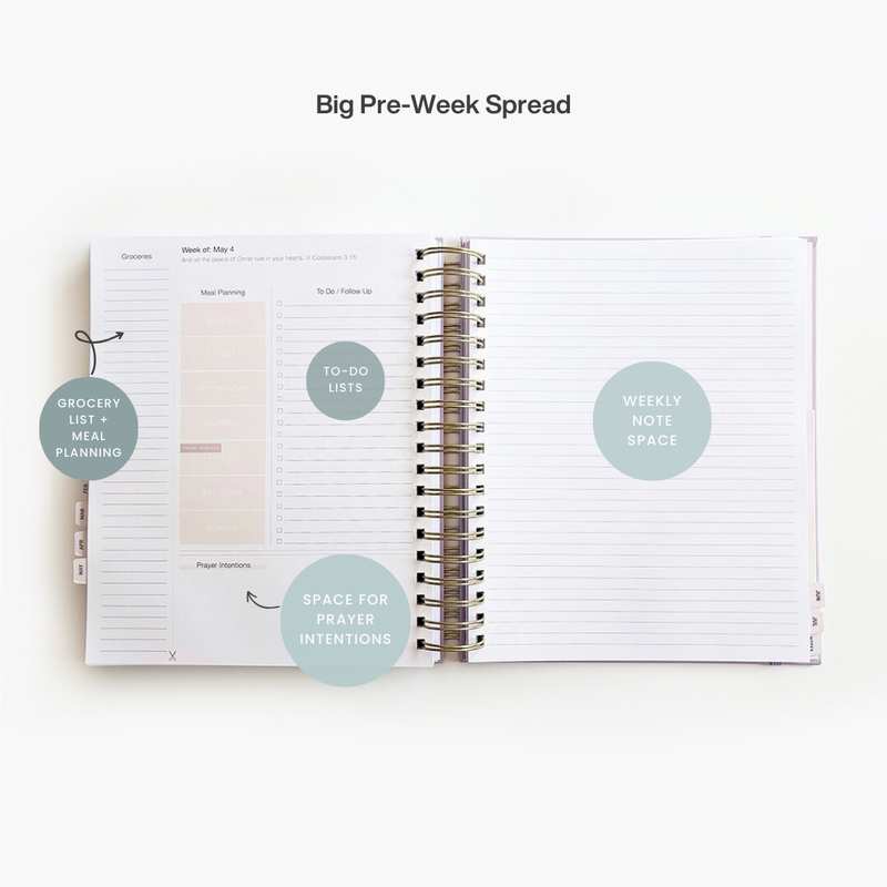 Catholic Liturgical Academic Planner // Big Layout