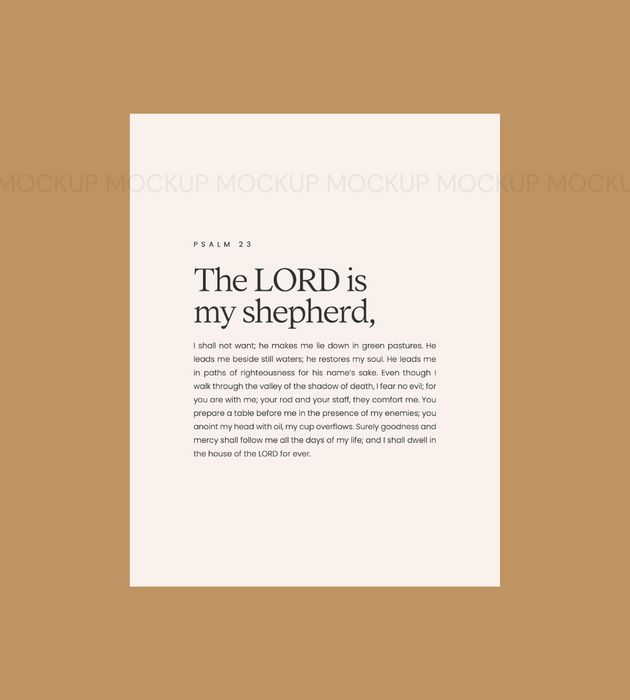 Psalm 23 Digital Download