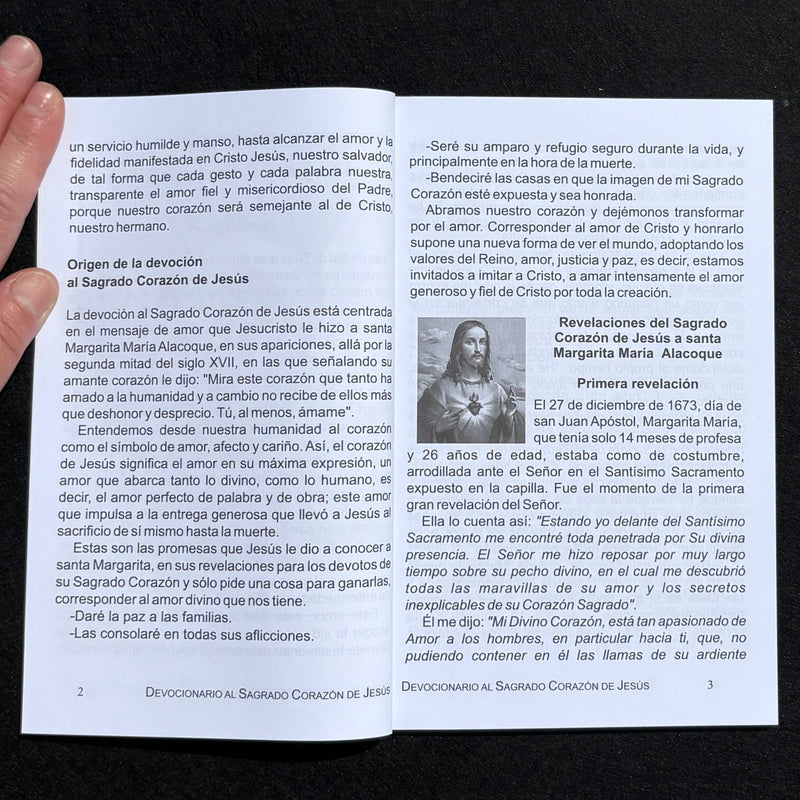 Devocion al Sagrado Corazon de Jesus Softcover Book