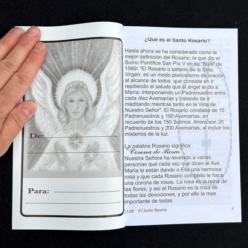 El Santo Rosario Softcover Book