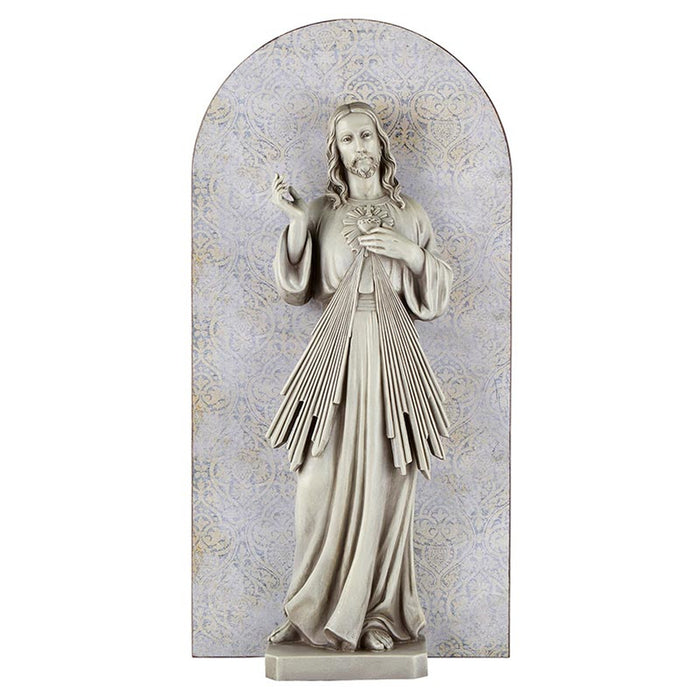 30" Divine Mercy Garden Wall Plaque