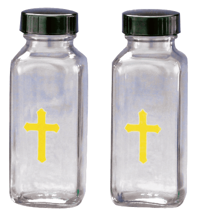 Communion Cruet Bottles, 4 oz, Set of 2