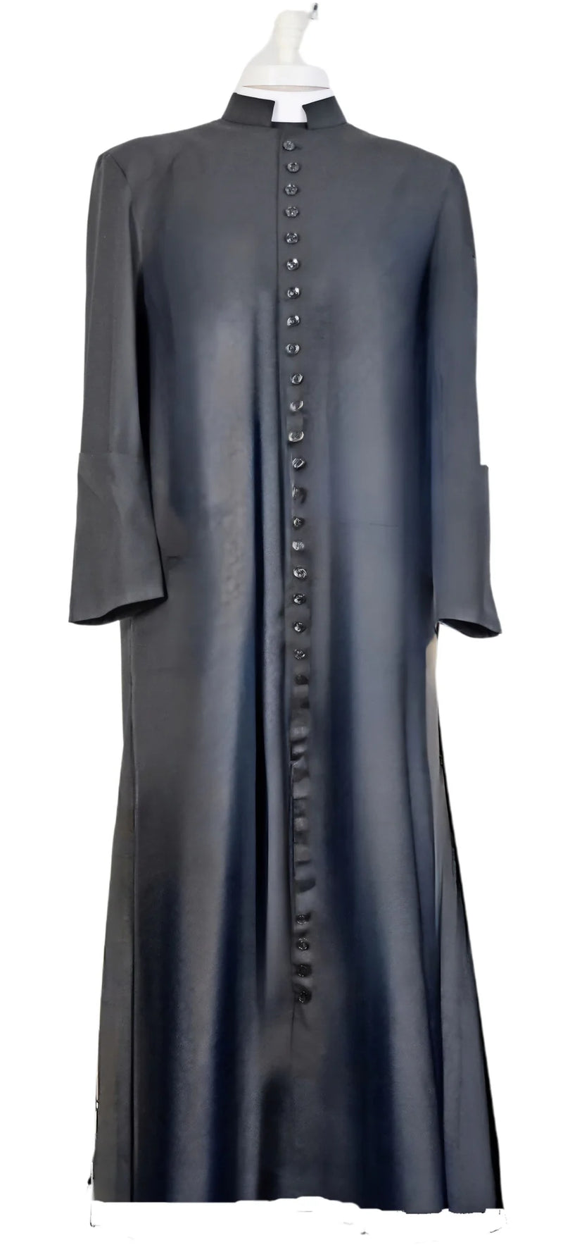 Classic Roman Cassock – 18 or 33 Buttons with Optional Concealed Zipper
