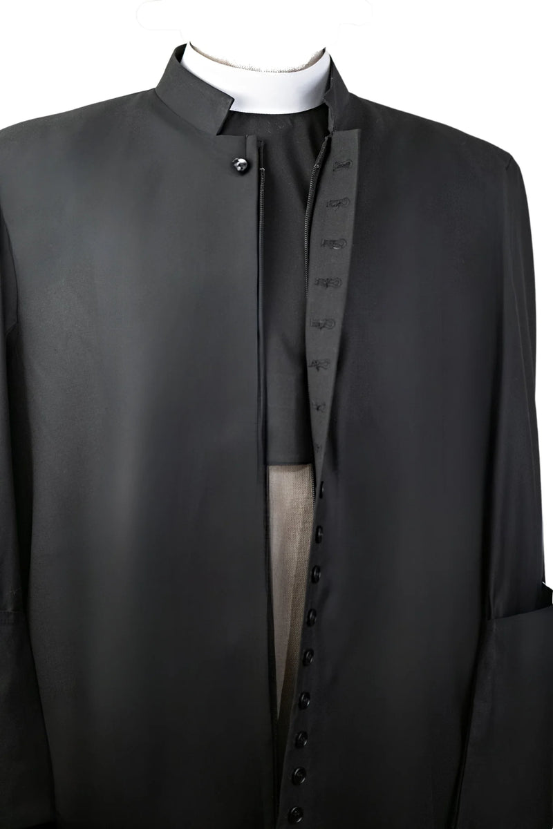 Classic Roman Cassock – 18 or 33 Buttons with Optional Concealed Zipper