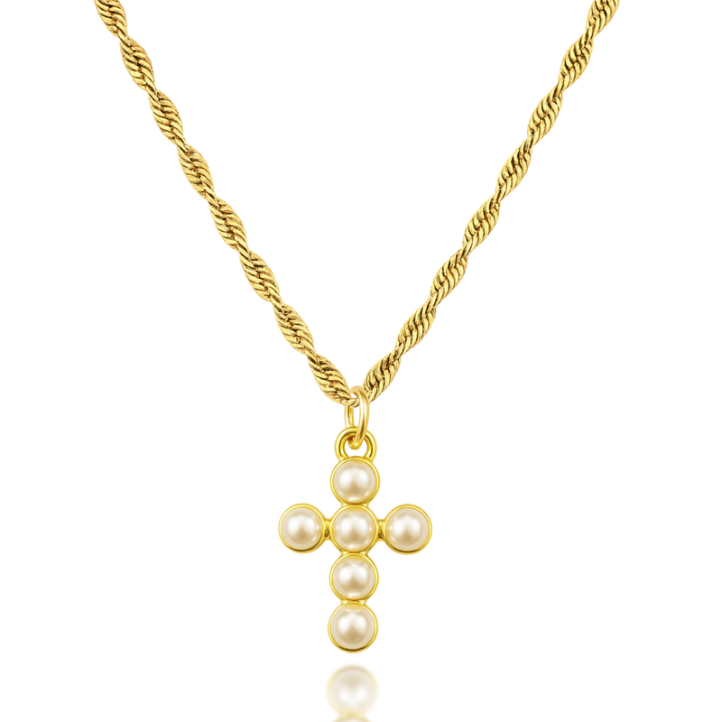 Always with Us Necklace in Gold & Silver