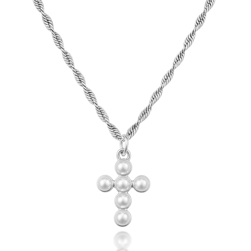 Always with Us Necklace in Gold & Silver