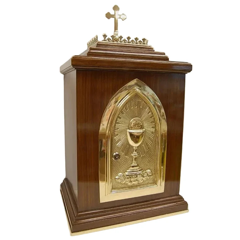 Brass and Wood Body of Christ Tabernacle