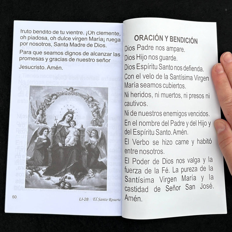 El Santo Rosario Softcover Book