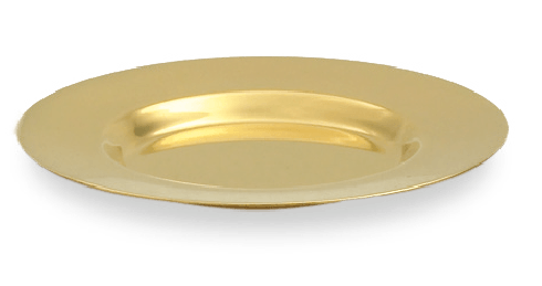 6-Inch Deep Well Paten, 24K Gold Plated, 20 Hosts