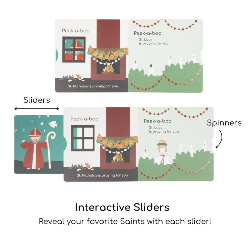 Peek-a-boo Saints Catholic Board Book