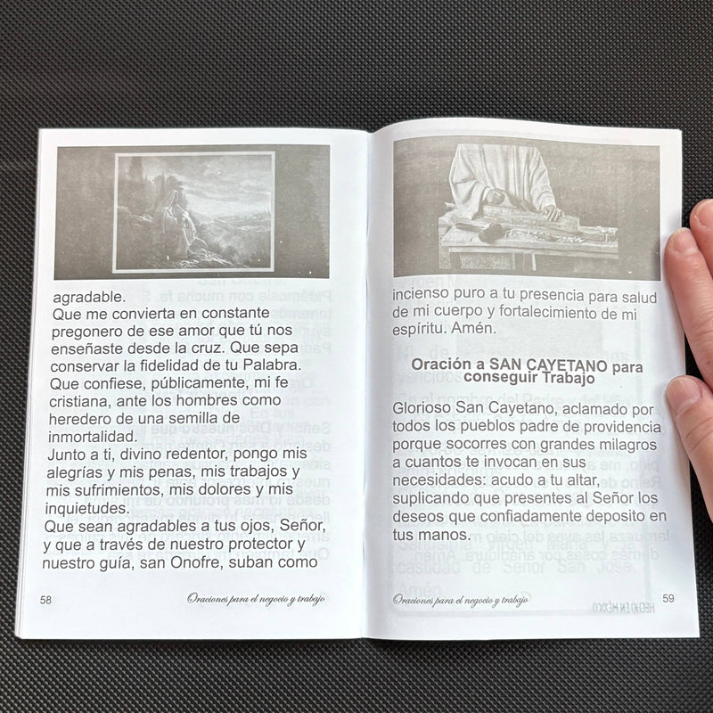 Benedicion y Oraciones para El Negocio y Trabajo Softcover