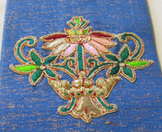 420BM- Hand Embroidered Marian Stole