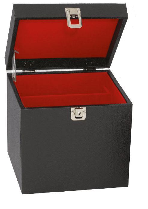 Black Chalice Travel Case with Red Velvet Lining