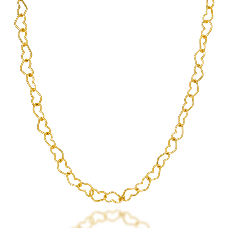 Joyful Hearts Layering Necklace in Gold and Silver