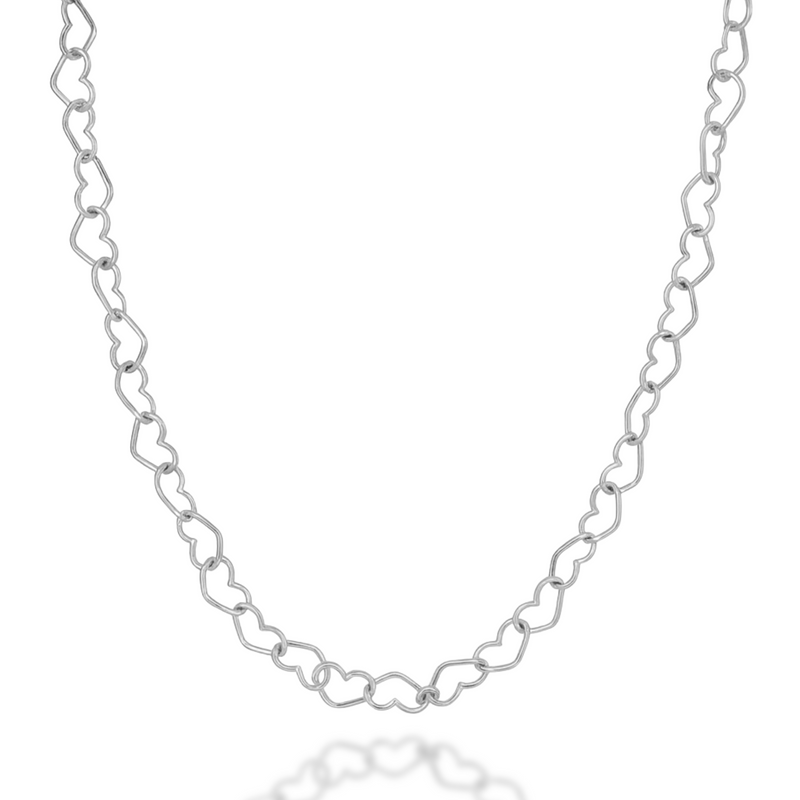 Joyful Hearts Layering Necklace in Gold and Silver