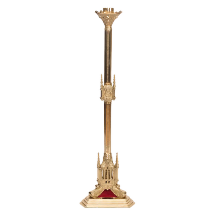 48" Traditional Gothic Style Paschal Candlestick Traditional 48" Gothic Style Paschal Candlestick.