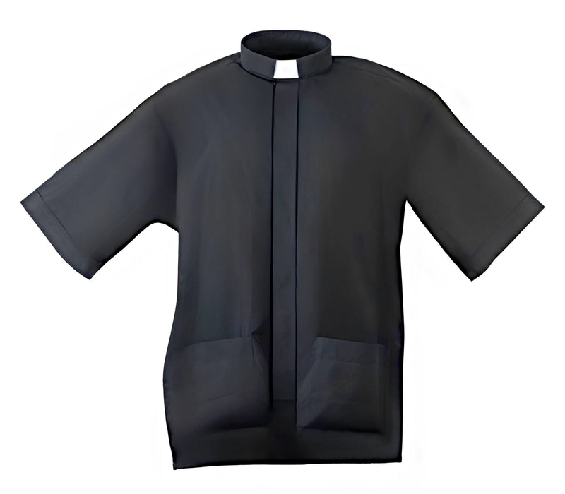 4900 Panama Black SS Tab Clergy Shirt – Premium Clerical Apparel for Comfort & Style