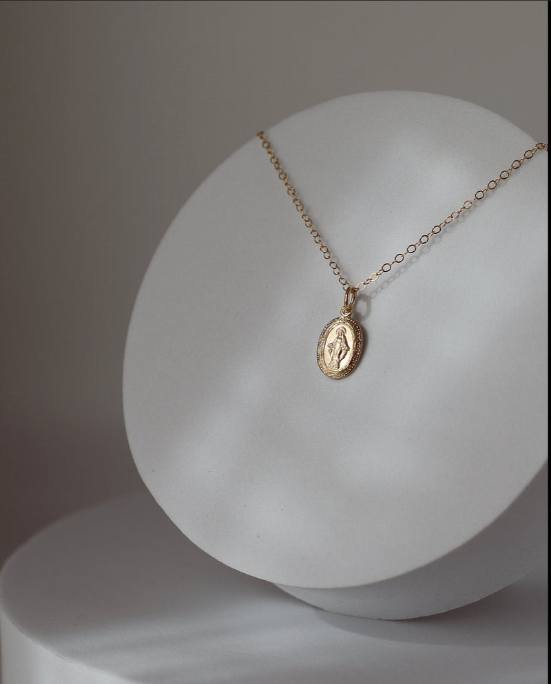 Dainty Miraculous Medal Necklace