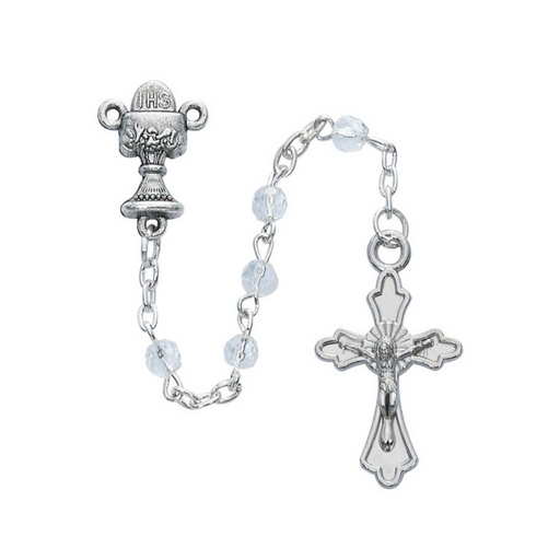 4mm Crystal Communion Rosary