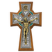 5 1/2" Walnut Celtic Crucifix