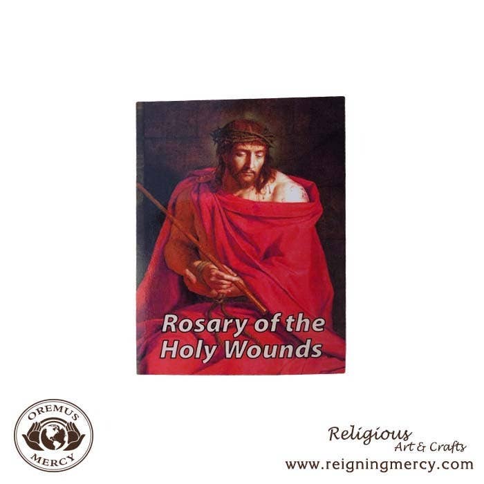 Rosary of the Holy Wounds Prayer Card Pamphlet